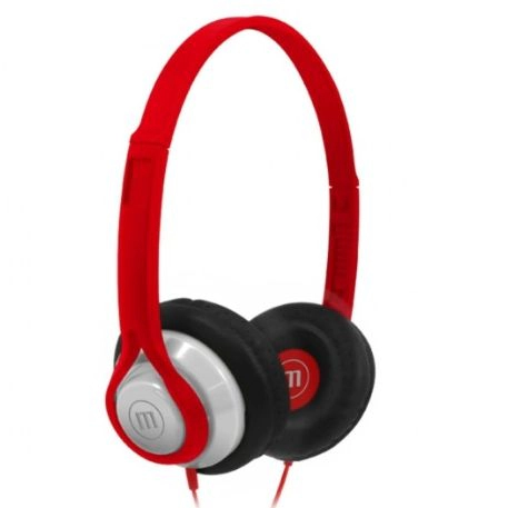 Auriculares Audio 3.5 mm maxell HP-360 RED Rojo