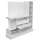 rack Tv Led Mosconi 126 Mueble Blanco