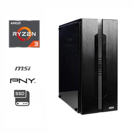 PC ARMADA GAMER RYZEN 3 3200G 8GB SSD 250GB GABINETE TECLADO PARLANTE MOUSE RGB