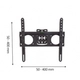 Soporte TV con Inclinacion Nakan SPL695i de 32" a 65" 50Kg