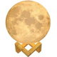Lampara De Escritorio Full Moon 3W Tactil Madera