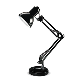 Lampara Velador Escritorio Flexible Dabor Clasica Negro