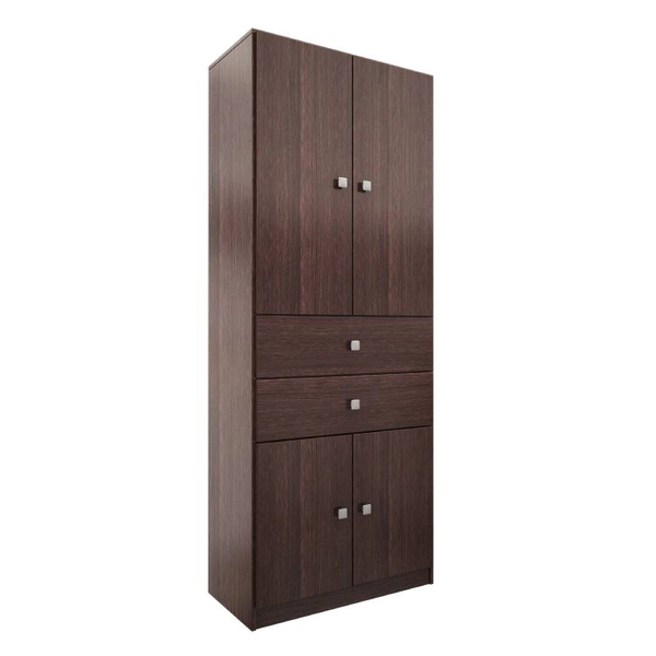 MULTIFUNCION ECO ORLANDI WE 721 PREMIUM - WENGUE 4 PUERTAS 2 CAJONES 1 ESTANTE
