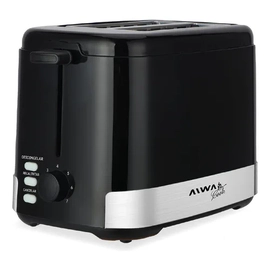Tostadora Electrica Aiwa AWK-TO800N 800W Negra Doble Ranura