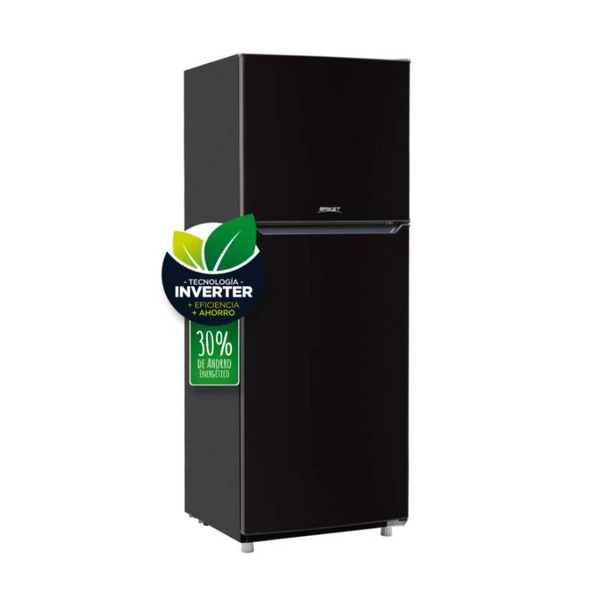 HELADERA CFREEZER BRIKET BK2F 1830 V - NEGRA 365 LTS CICLICA INVERTER EST VIDRI