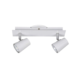 Spot Aplique Pared Interior Techo Led Sonata 2 Luz Plata