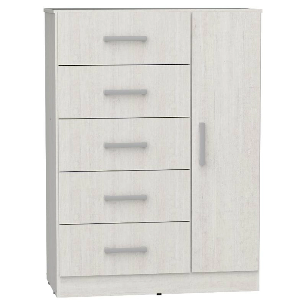 CHIFONIER NORDICA ORLANDI VE 3414 BAHIA - VENECIA 5 CAJONES 1 PUERTA