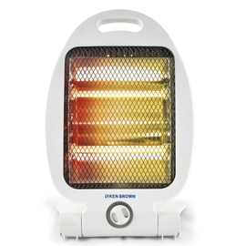 Estufa Calefactor Eléctrico Halógeno Ken Brown KB-22 Blanco