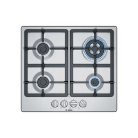 Anafe a gas Bosch Serie 4 PGH6B5B90 acero 220V - 240V