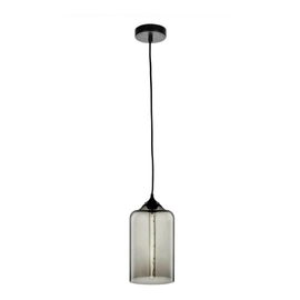 Colgante Hold Cristal 1 Luz E27 17Cm  Humo