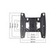 Soporte Tv 19 A 43 Pulgadas One For All Wm4251 Doble Brazo