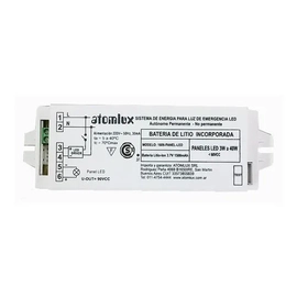 Sistema De Energia Para Luz De Emergencia Led Atomlux 1606