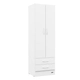 Placard Ropero Mosconi 2 Puertas Express 2 Caj Blanco