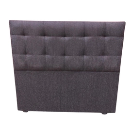 Respaldo ELM chenille 140 capitone cuadrado con costura chocolate