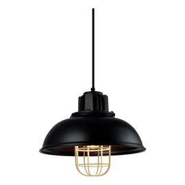Colgante Dresher Campana Con Reja 330X260Mm Negro + Oro