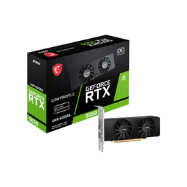 PLACA DE VIDEO GF MSI RTX 3050 LP OC 6GB GDDR6 96bit PCIE 4.0