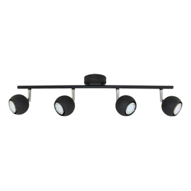 Linea Venus 4 Luces Gu10 Negro