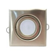 Pack X10 Spot Embutir Led Cuadrado Luz 7W Calida Plata