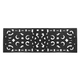 Felpudo Entrada De Goma Negro 25 x 75