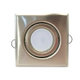 Pack X10 Spot Embutir Led Techo Cuadrado Calido 7W Plata