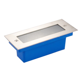 Emb Rect Phila Led 2W Aluminio Calido Aluminio
