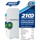 Heladera Briket Bk2f 2121 Freezer Silver Inox 476lt Clase A