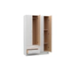 Placard Mosconi 4 Puertas 2 Cajones Blanco 113x181 cm