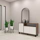 Vajillero Doors 130 Mosconi Nebraska Gris y Blanco