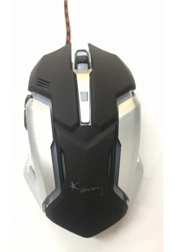 Mouse Para Pc Kanji Strike Negro Crazy