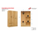 Placard Mosconi 4 Puertas 2 Cajones Blanco 113x181 cm
