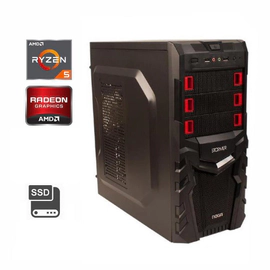 PC ARMADA GAMER AMD RYZEN 5 5600GT 8GB SSD 240GB TECLADO AURICULAR MOUSE