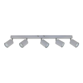 Aplique Linea Sur 5 Luces Dicro Gu10 Base Lineal Blanco