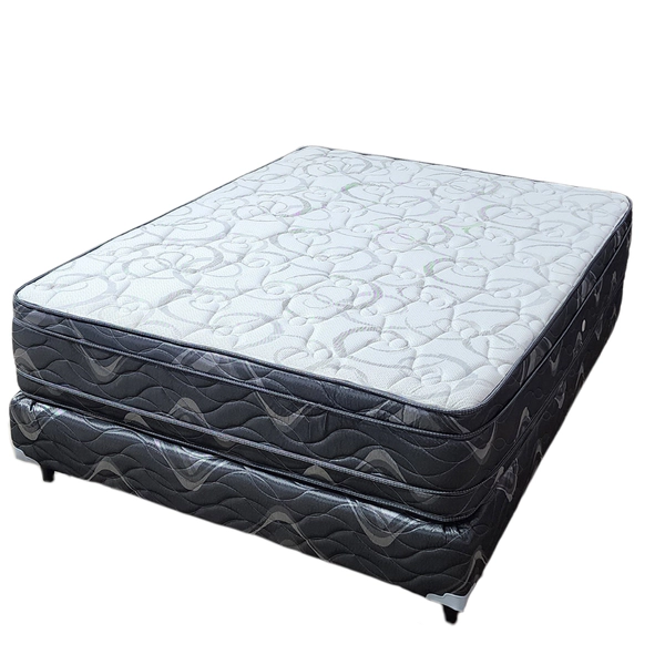 Conjunto Sommier Ayfa 2p Privilege 140x190 33cm Espuma 130kg