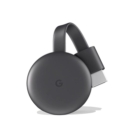 GOOGLE CHROMECAST 3 1080P 2.4/5GHZ STREAMING MEDIA PLAYER BLUETOOTH C/FUENTE