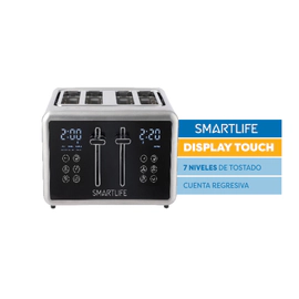 Tostadora Cuadruple Peabody Smartchef T8520 1800w Inoxidable