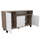Vajillero Doors 130 Mosconi Nebraska Gris y Blanco