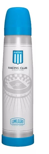 Termo Matero 1l Lumilagro Luminox Inoxidable Racing Cilindro