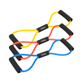 Set Banda Elastica X3 Tensiones Ejercicio Fitness