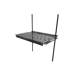 PARRILLA REGULABLE 2 VARILLAS PORTATIL 35CM X 55CM X 65CM BROGAS 6006