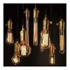 Portalámparas Vintage Con Perilla Cobre Bronce E27 Apto Led