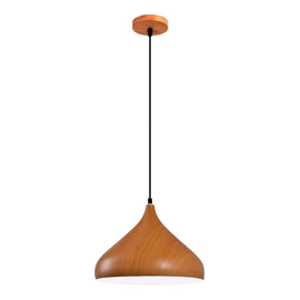 Colgante Forsetti 1 Luz Madera E27 Madera