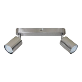 Aplique Linea Sur 2 Luces Dicro Gu10 Platil