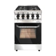 COCINA MORELLI CAPRI 550 - 55CM ACINOX PTA VIDRIO REJFUND (18045)