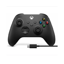 GAMEPAD MICROSOFT XBOX 1V8-00007 - NEGRO INALAMBRICO Y COON CABLE PARA PC