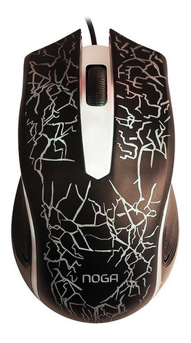Mouse Gamer Noga Stormer St-068 Retroiluminado Rgb 1500dpi Negro