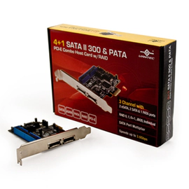 PLACA CONTROLADORA VANTEC 4+1 SATA II 300 & PATA PCIE