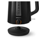 PAVA ELECTRICA PHILIPS HD9368/90 1.7L CONTROL TEMPERATURA CORTE MATE NEGRA