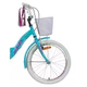BICICLETA FIREBIRD RODADO 20 NENA CON CANASTO Y TIMBRE COLOR CELESTE
