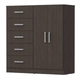 CHIFONIER NORDICA ORLANDI WE 3403 BAHIA - WENGUE 5 CAJONES 2 PUERTA