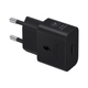 CARGADOR SAMSUNG EP-T2510NBSGAR CARGA RAPIDA 25W SIN CABLE NEGRO